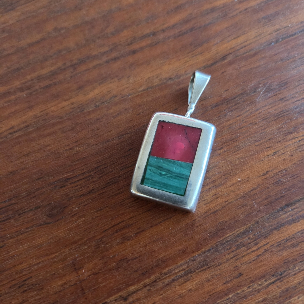 Vintage Rothko Style Modernist 925 Silver Ring Mexico